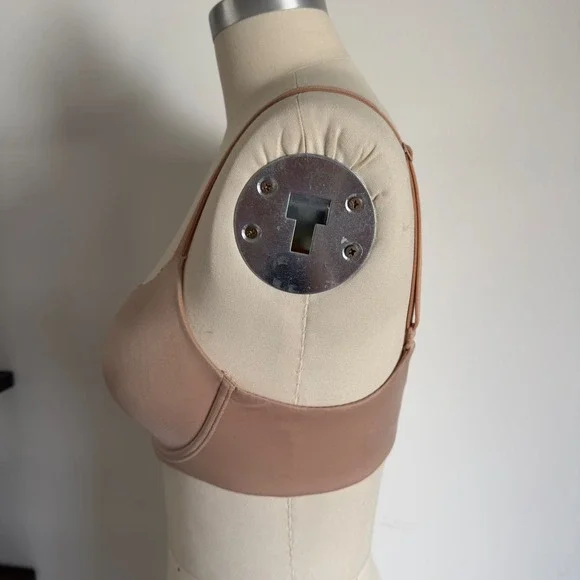 Victoria Secret Lightly Lined Smooth Demi Bra-Size 34C-Biege Convertible T-shirt - Picture 3 of 13